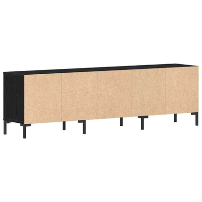 TV-Möbel Svart Ek TV-skåp med låda 150 x 30 x 44,5 cm