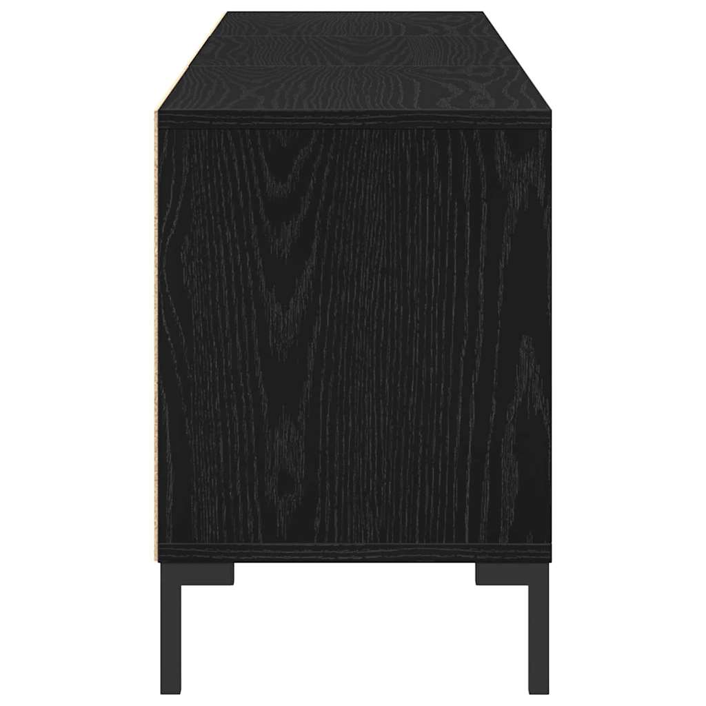 TV-Möbel Svart Ek TV-skåp med låda 150 x 30 x 44,5 cm