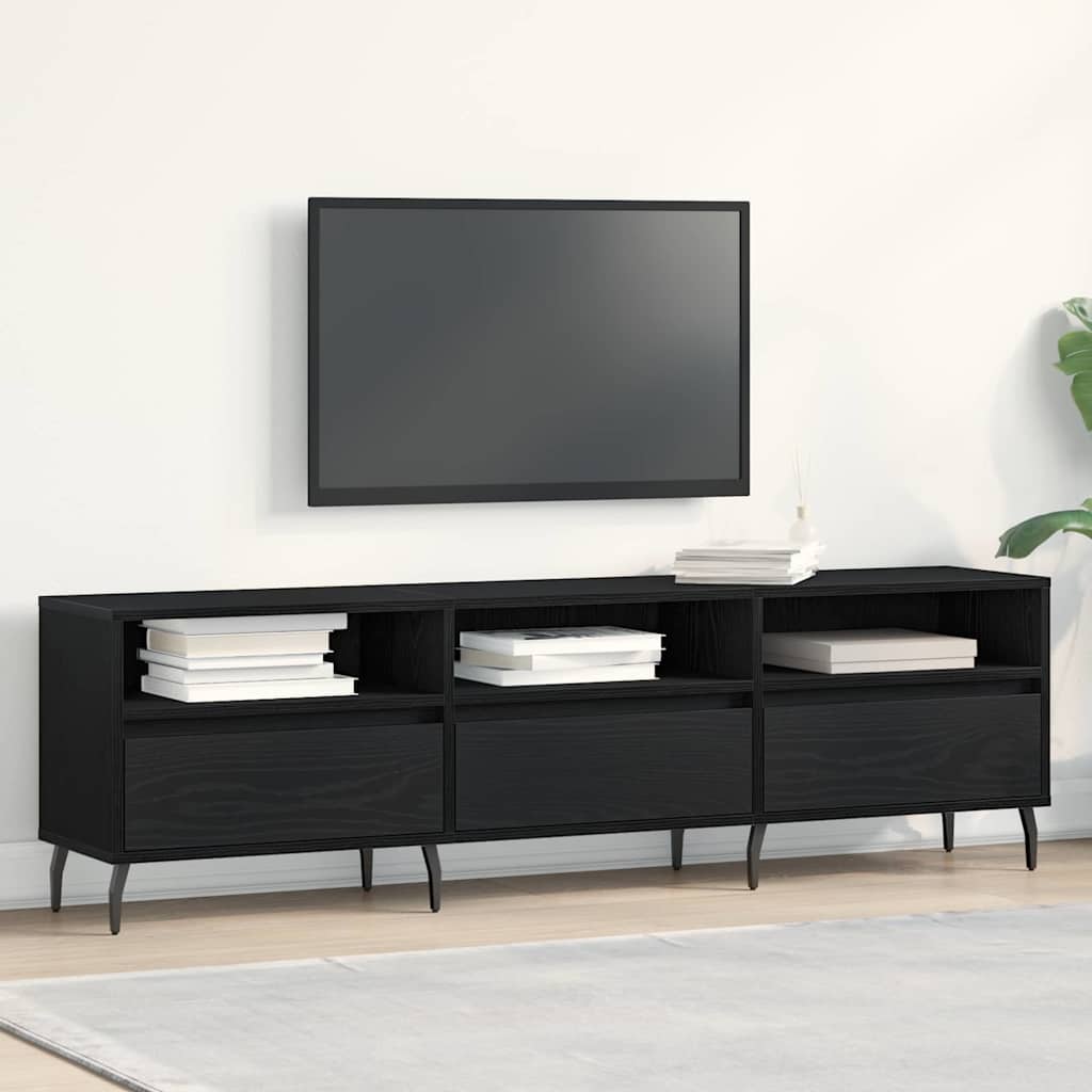 TV-Möbel Svart Ek TV-skåp 150 x 30 x 44,5 cm