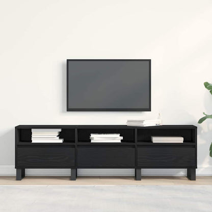 TV-Möbel Svart Ek TV-skåp med låda 150 x 30 x 44,5 cm