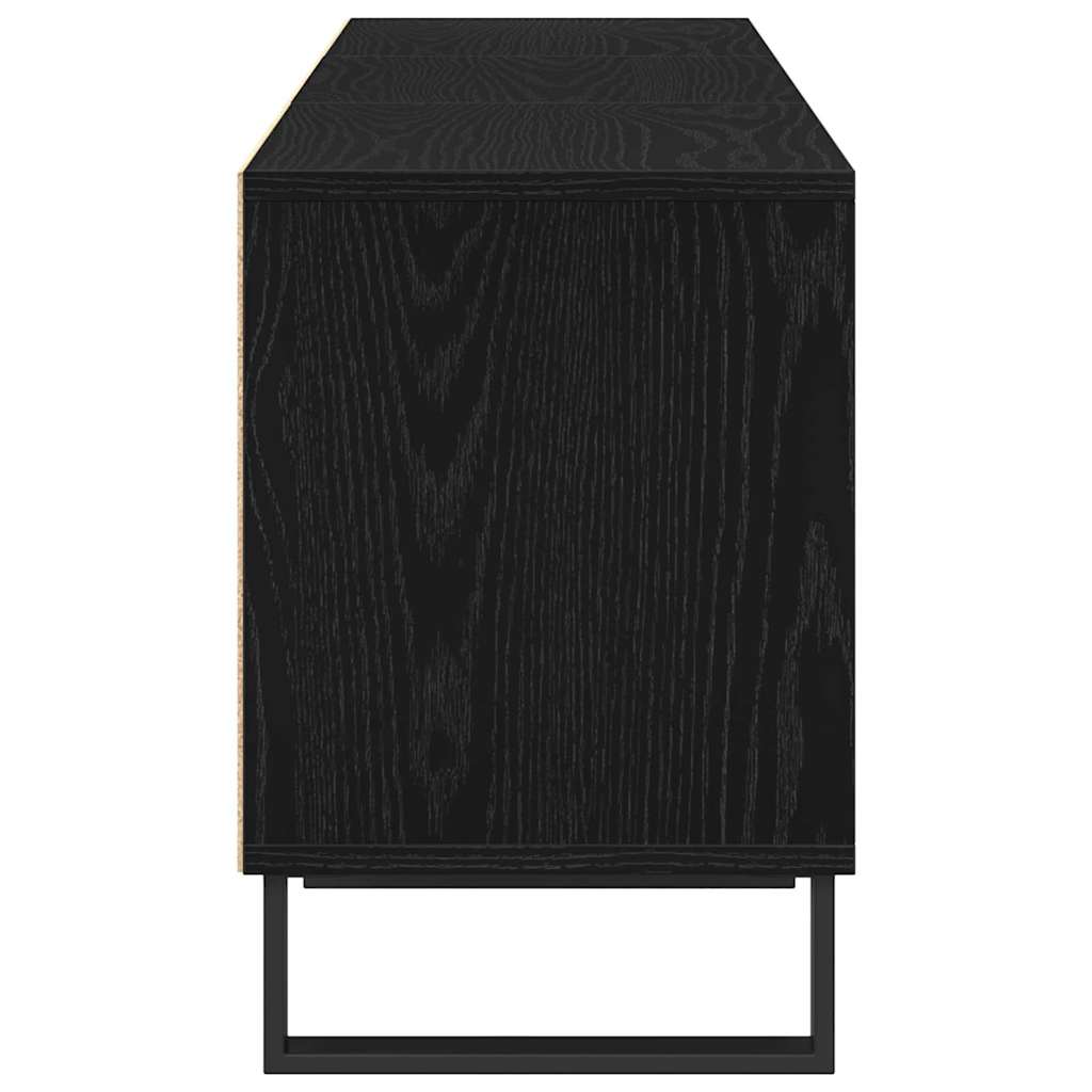 TV-Möbel Svart Ek TV-skåp med låda 150 x 30 x 44,5 cm