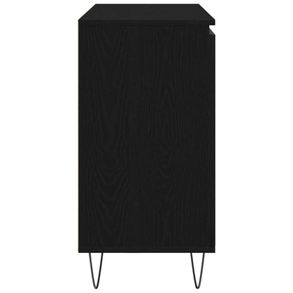 Skänk Svart Ek med låda 101.5 x 35 x 70 cm