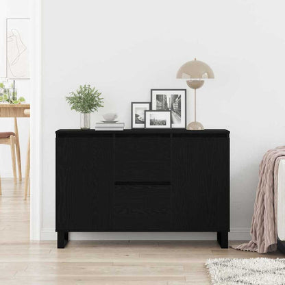 Skänk Svart Ek med låda 101.5 x 35 x 70 cm