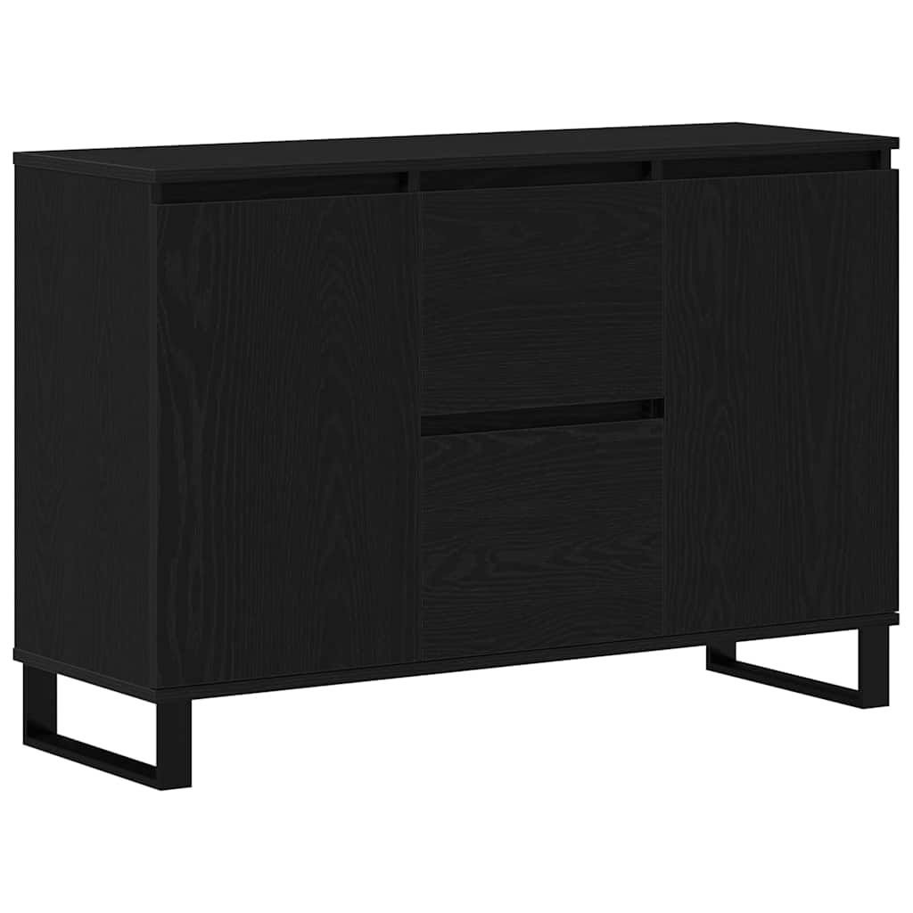 Skänk Svart Ek med låda 101.5 x 35 x 70 cm
