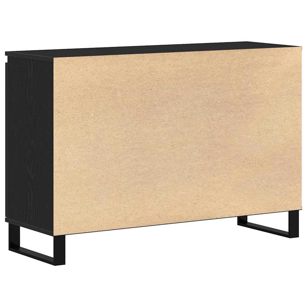 Skänk Svart Ek med låda 101.5 x 35 x 70 cm
