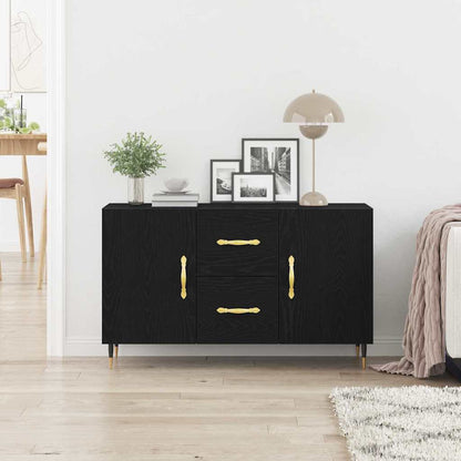Skänk Svart Ek med låda 100 x 36 x 60 cm