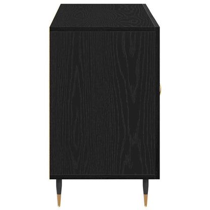 Skänk Svart Ek med låda 100 x 36 x 60 cm