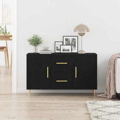 Skänk Svart Ek med låda 100 x 36 x 60 cm