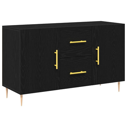 Skänk Svart Ek med låda 100 x 36 x 60 cm
