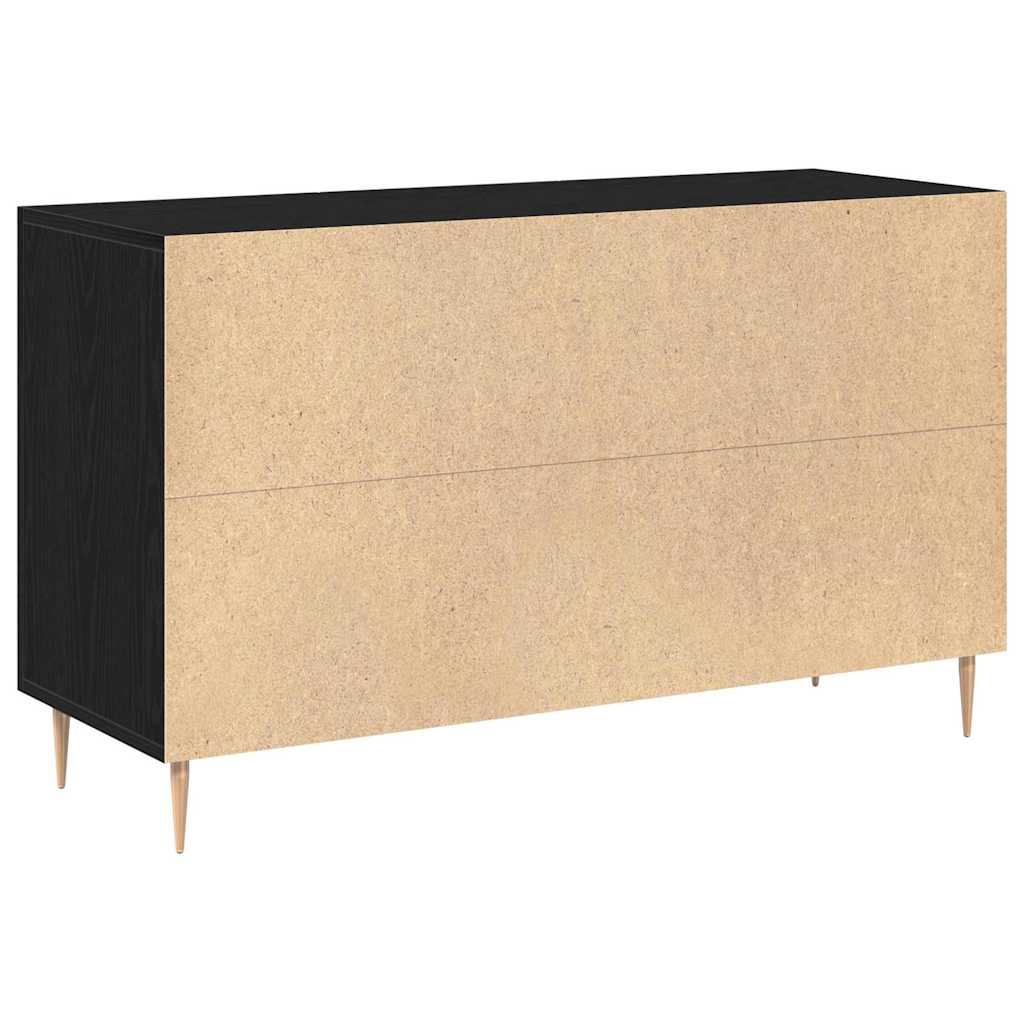 Skänk Svart Ek med låda 100 x 36 x 60 cm