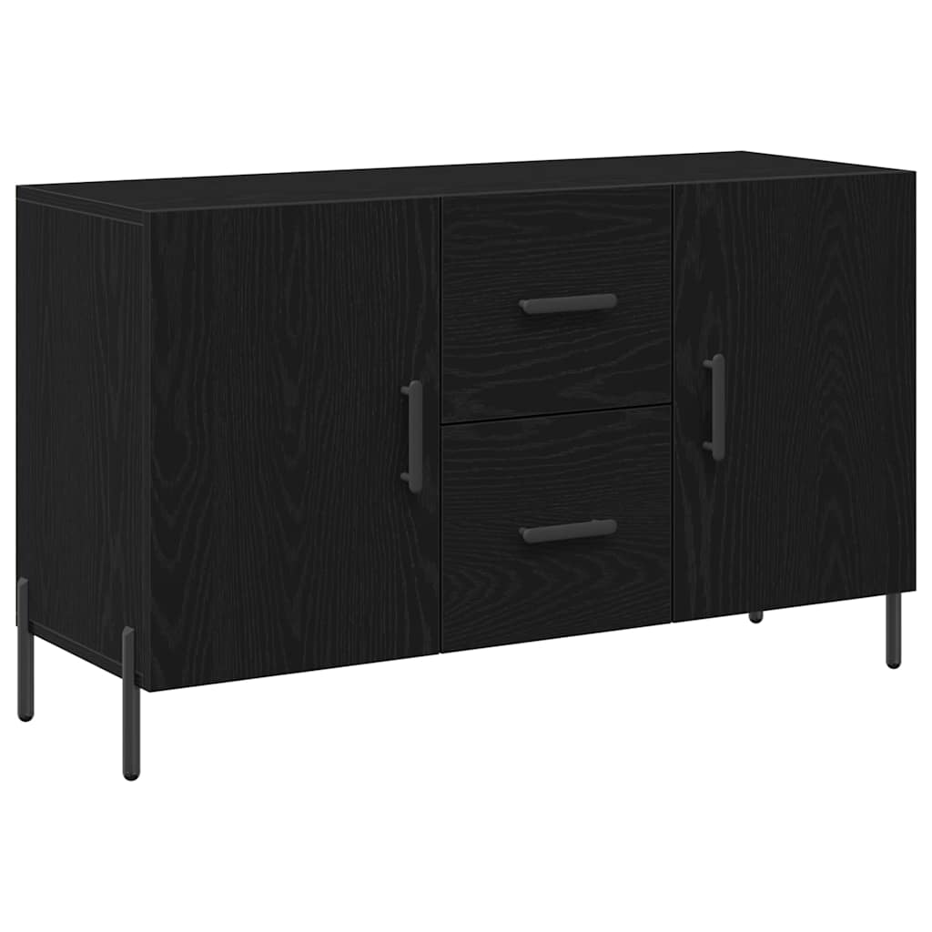 Skänk Svart Ek med låda 100 x 36 x 60 cm