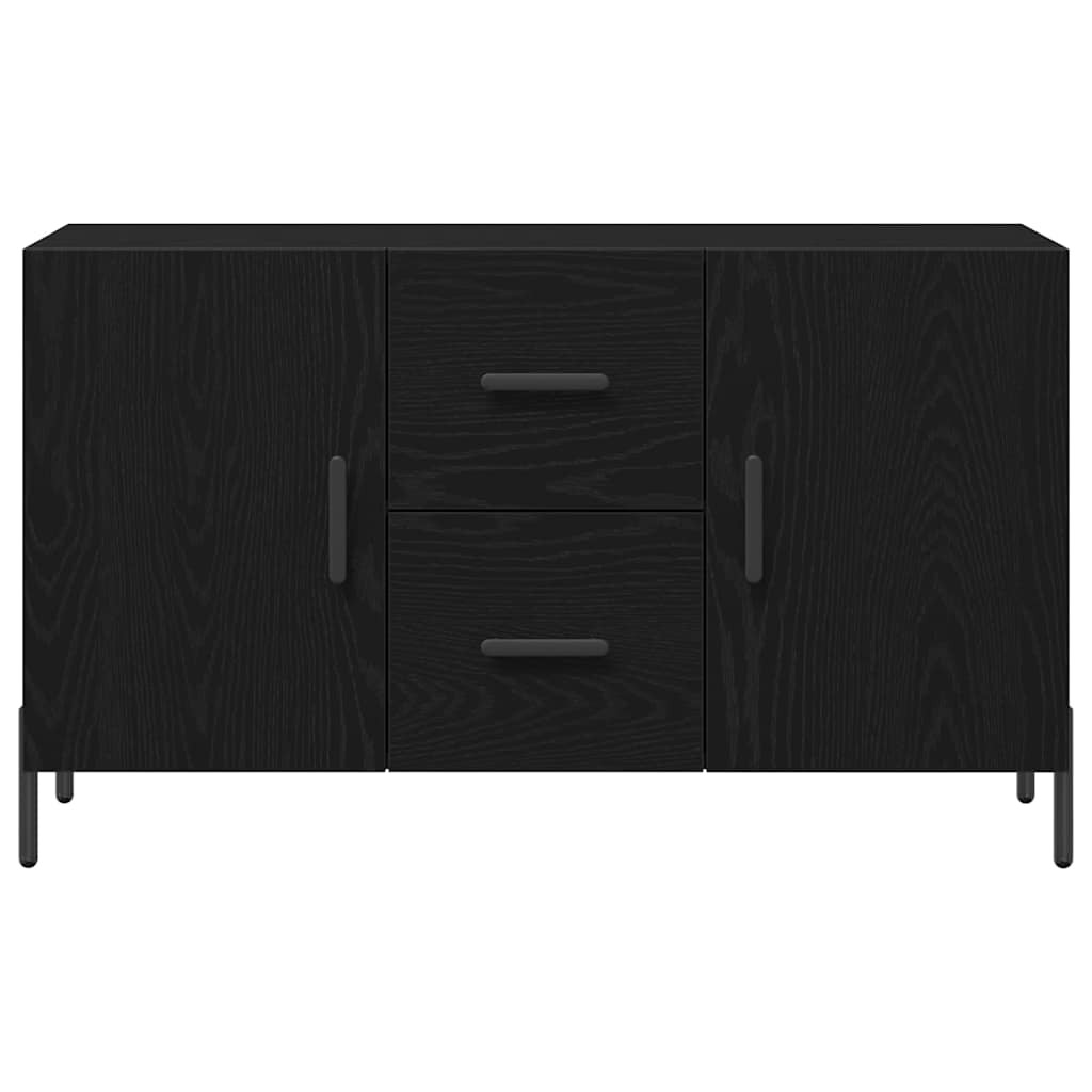 Skänk Svart Ek med låda 100 x 36 x 60 cm