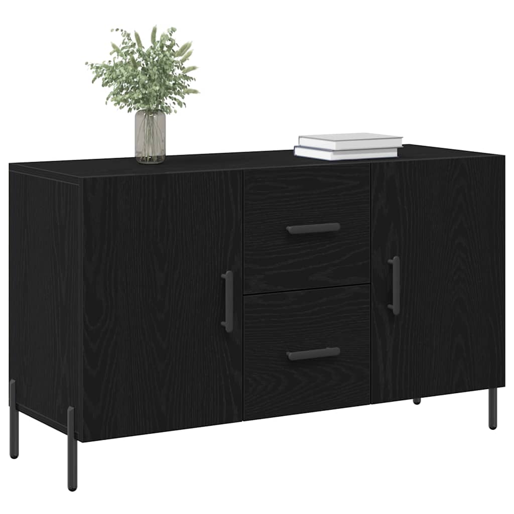 Skänk Svart Ek med låda 100 x 36 x 60 cm