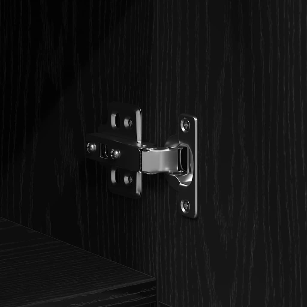 Sidobord Svart Ek med låda100 x 36 x 60 cm