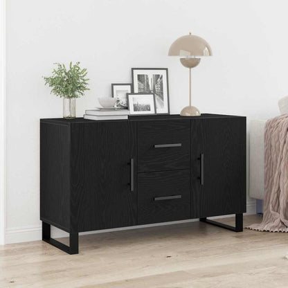 Skänk Svart Ek med låda 100 x 36 x 60 cm