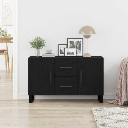 Skänk Svart Ek med låda 100 x 36 x 60 cm