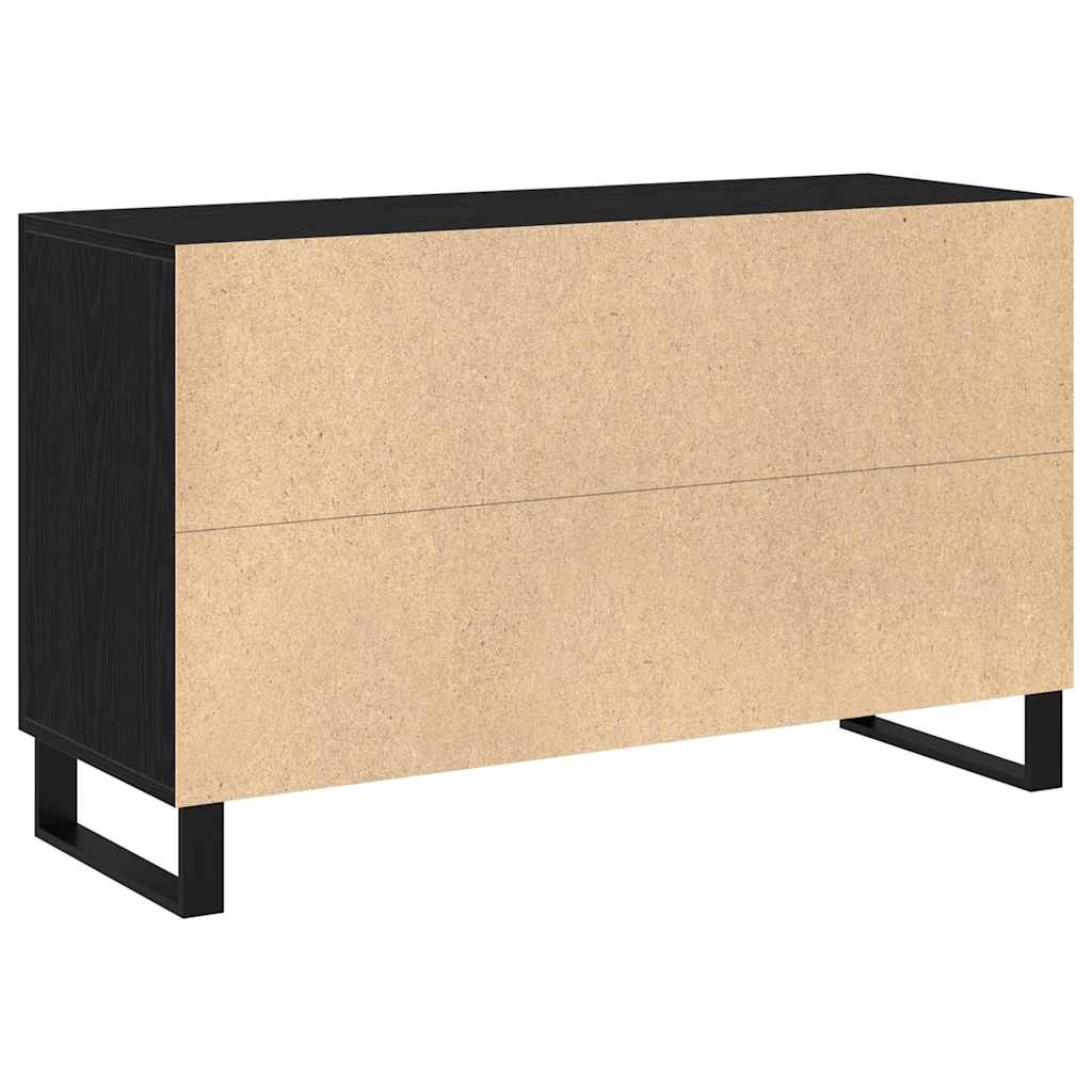Skänk Svart Ek med låda 100 x 36 x 60 cm
