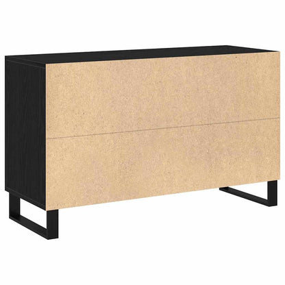 Skänk Svart Ek med låda 100 x 36 x 60 cm