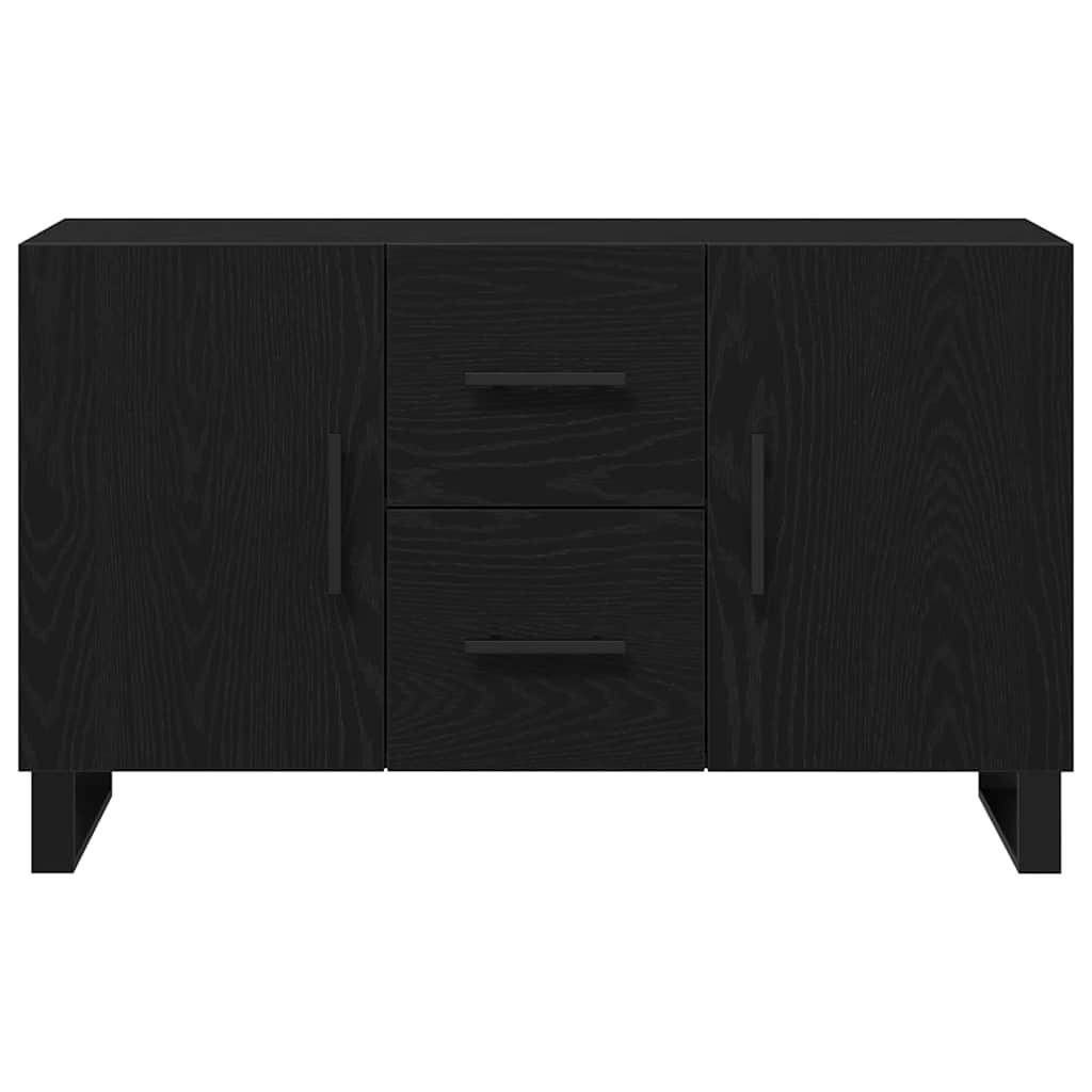 Skänk Svart Ek med låda 100 x 36 x 60 cm