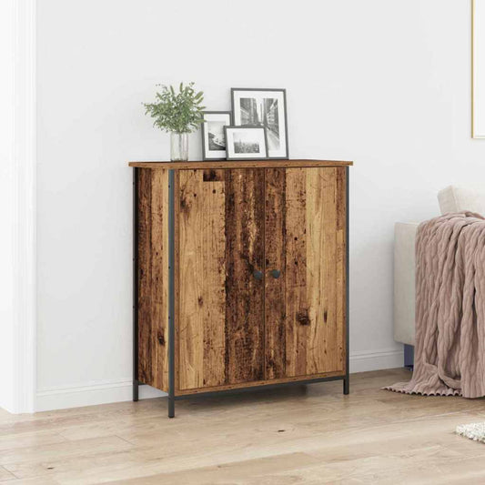 Sideboard Gammalt trä 70 x 30 x 80 cm Konstruerat trä