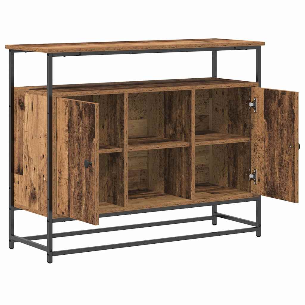 Sideboard Gammalt trä 100 x 35 x 80 cm Konstruerat trä