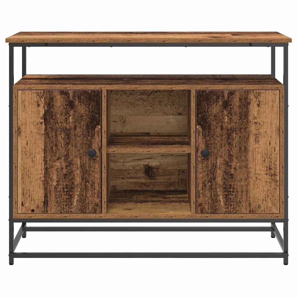 Sideboard Gammalt trä 100 x 35 x 80 cm Konstruerat trä