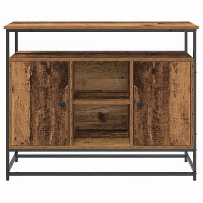 Sideboard Gammalt trä 100 x 35 x 80 cm Konstruerat trä