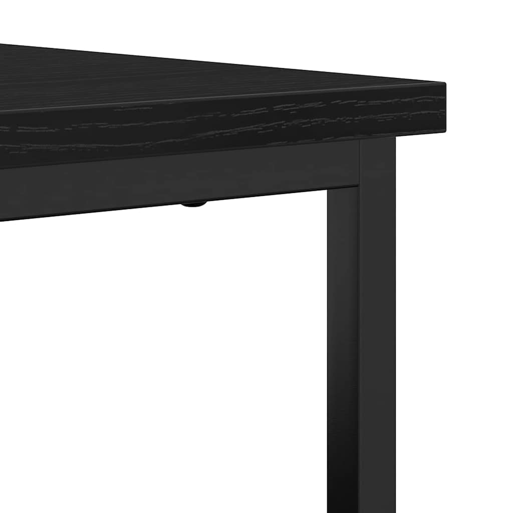 Skänk Svart Ek 100 x 35 x 80 cm