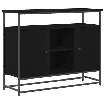Skänk Svart Ek 100 x 35 x 80 cm