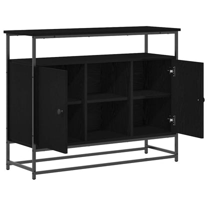 Skänk Svart Ek 100 x 35 x 80 cm