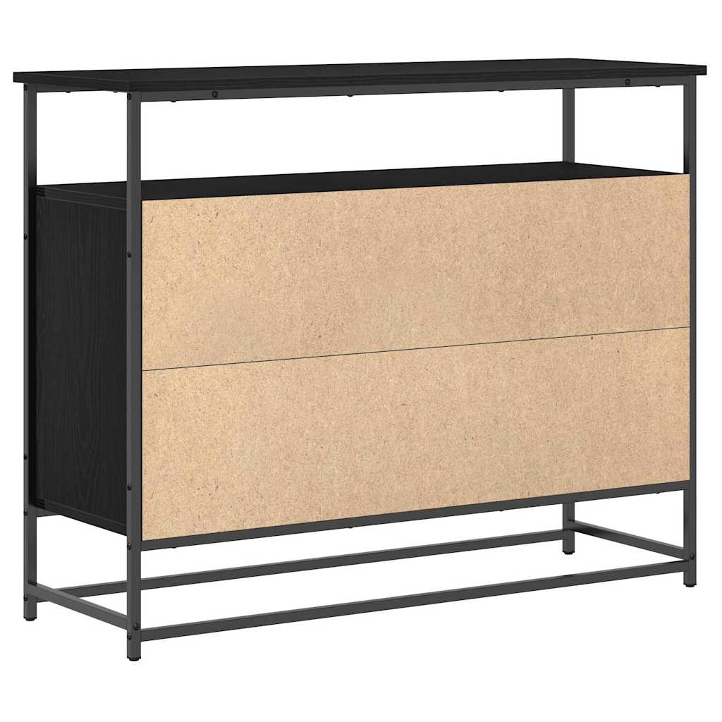 Skänk Svart Ek 100 x 35 x 80 cm