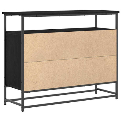 Skänk Svart Ek 100 x 35 x 80 cm