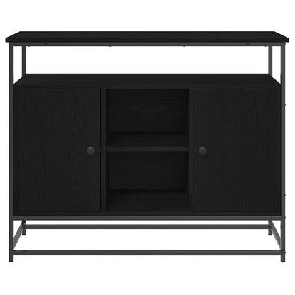 Skänk Svart Ek 100 x 35 x 80 cm