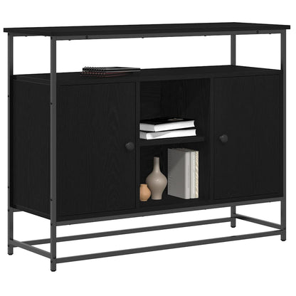 Skänk Svart Ek 100 x 35 x 80 cm