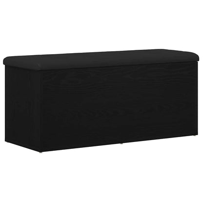 Förvaringsbänk Svart Ek 102 x 42 x 45 cm