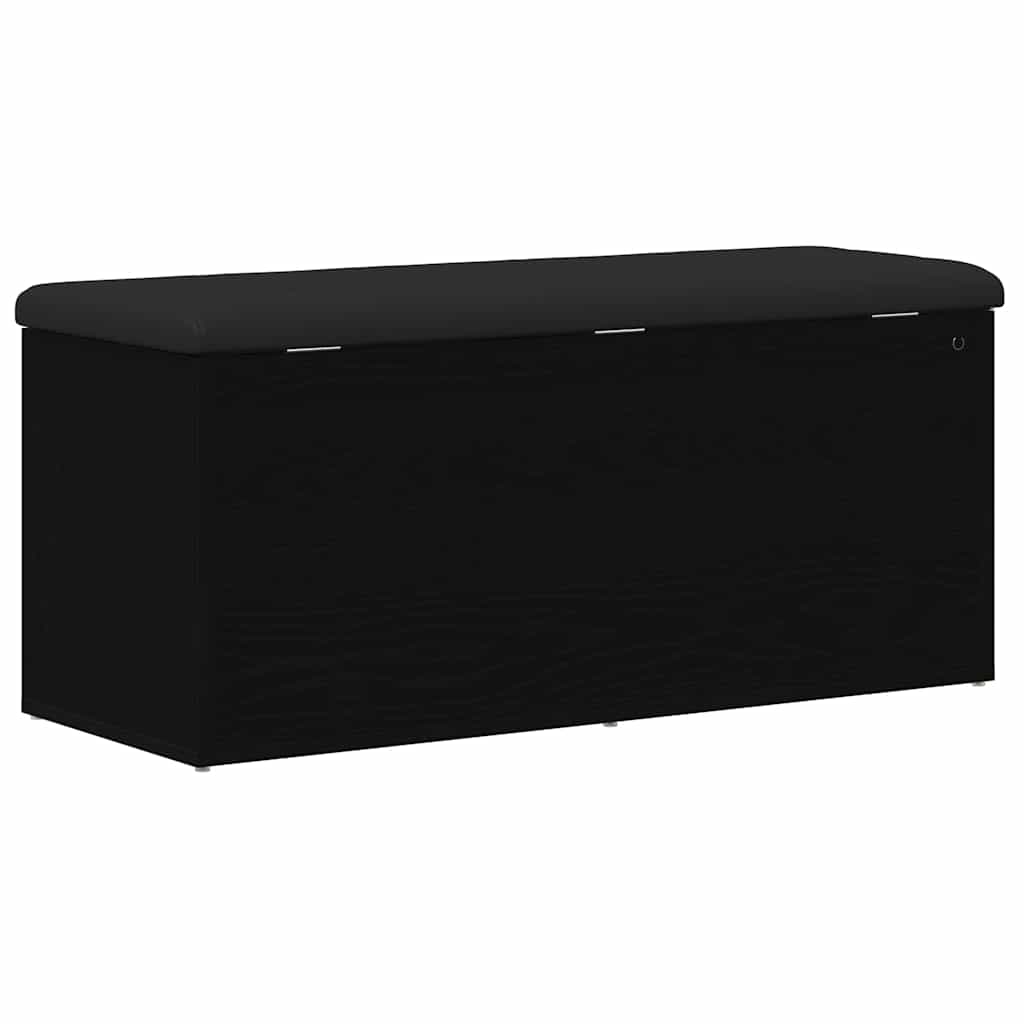 Förvaringsbänk Svart Ek 102 x 42 x 45 cm