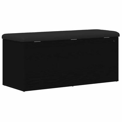 Förvaringsbänk Svart Ek 102 x 42 x 45 cm