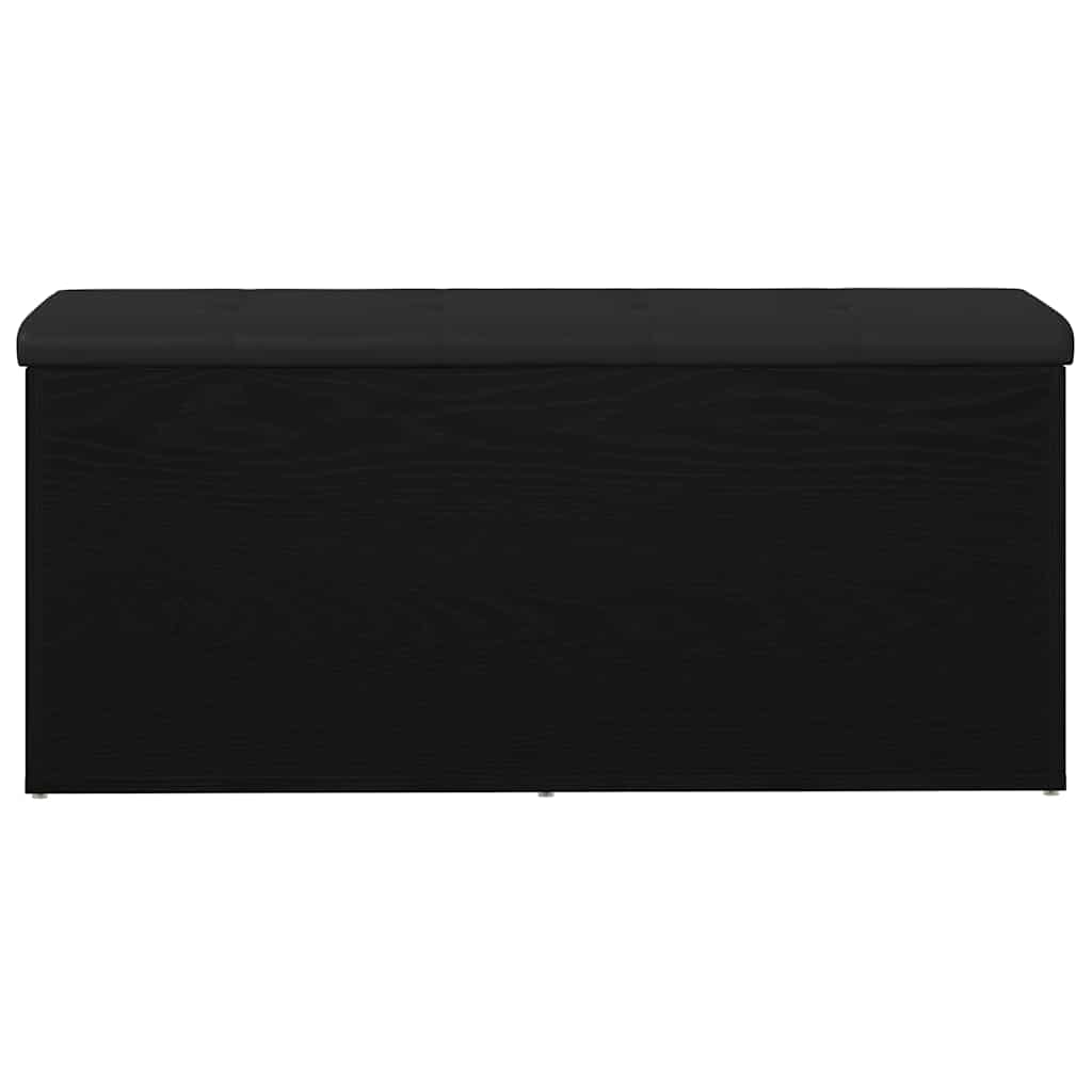 Förvaringsbänk Svart Ek 102 x 42 x 45 cm