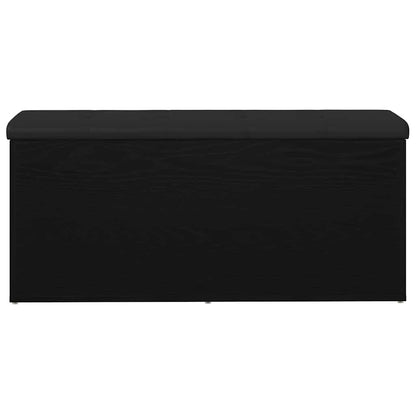 Förvaringsbänk Svart Ek 102 x 42 x 45 cm