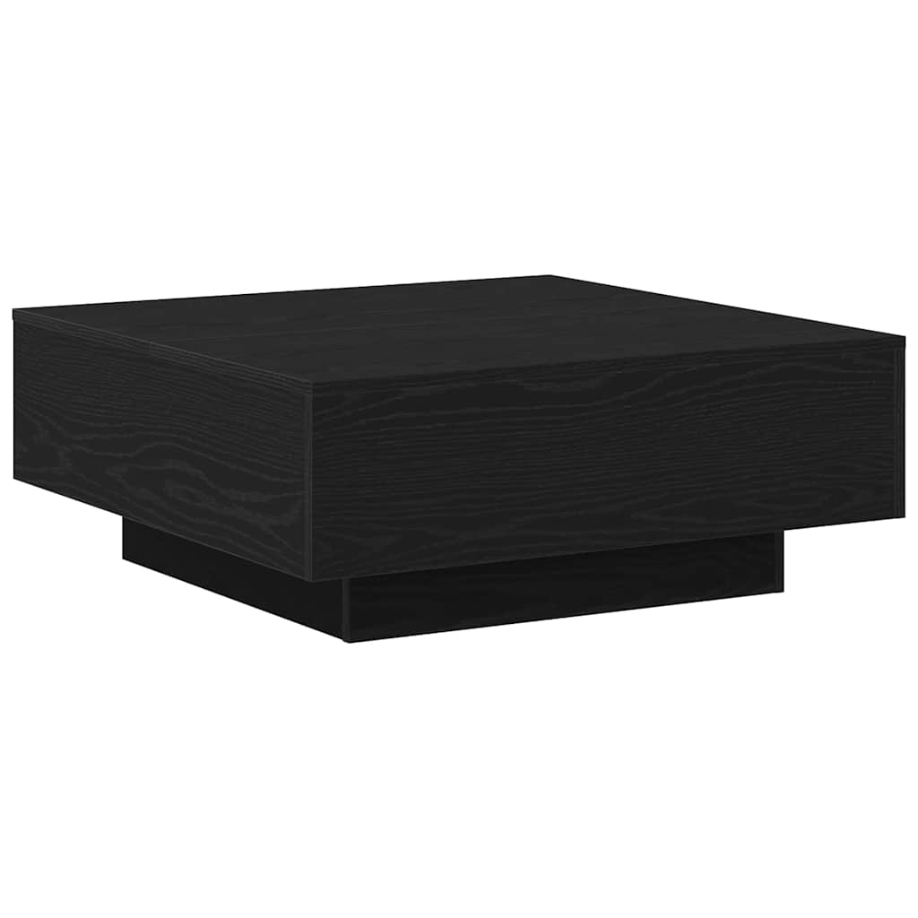 Soffbord Svart Ek 80 x 80 x 31 cm