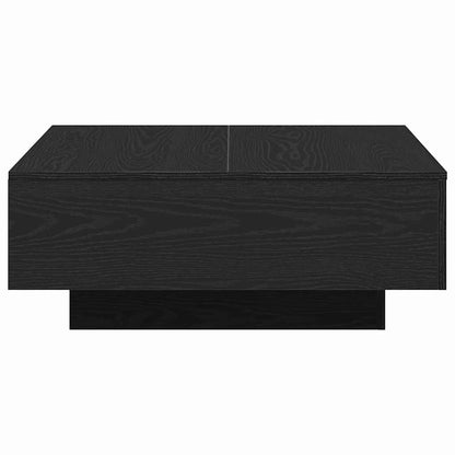 Soffbord Svart Ek 80 x 80 x 31 cm