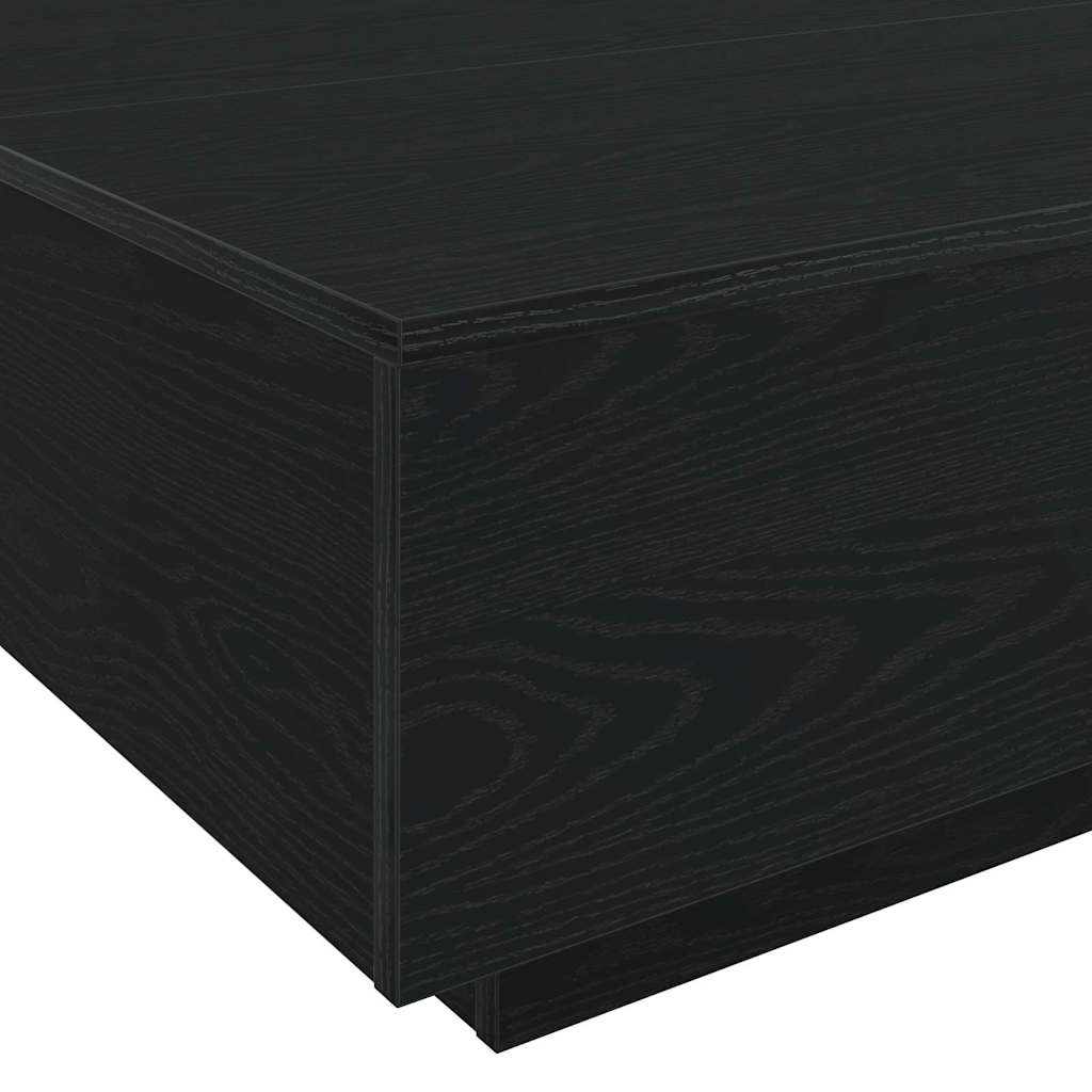 Soffbord Svart Ek 80 x 80 x 31 cm