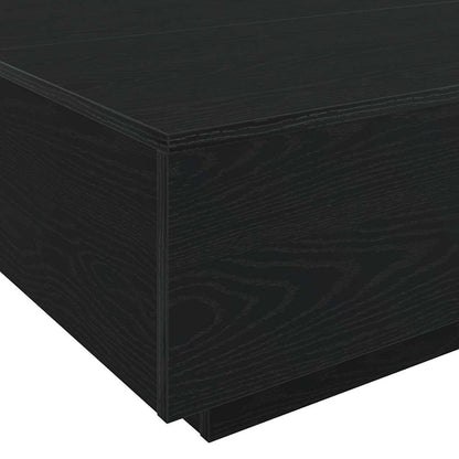 Soffbord Svart Ek 80 x 80 x 31 cm