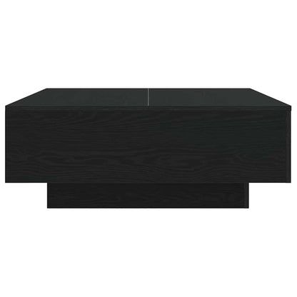 Soffbord Svart Ek 80 x 80 x 31 cm