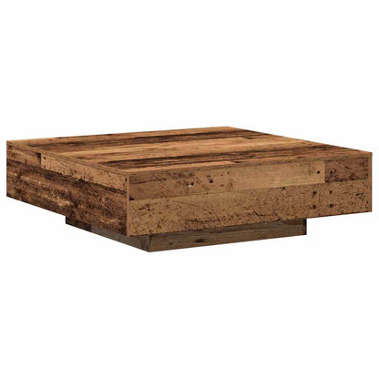 Soffbord Åldrat Trä 100 x 100 x 31 cm