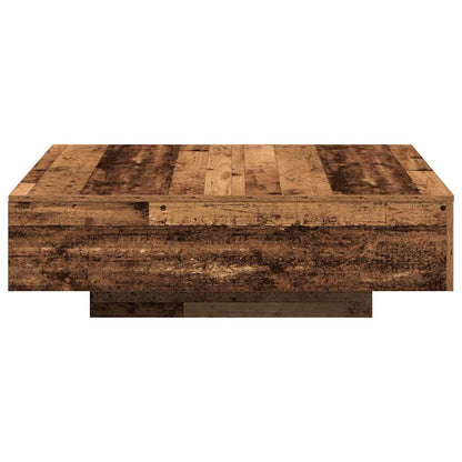 Soffbord Åldrat Trä 100 x 100 x 31 cm