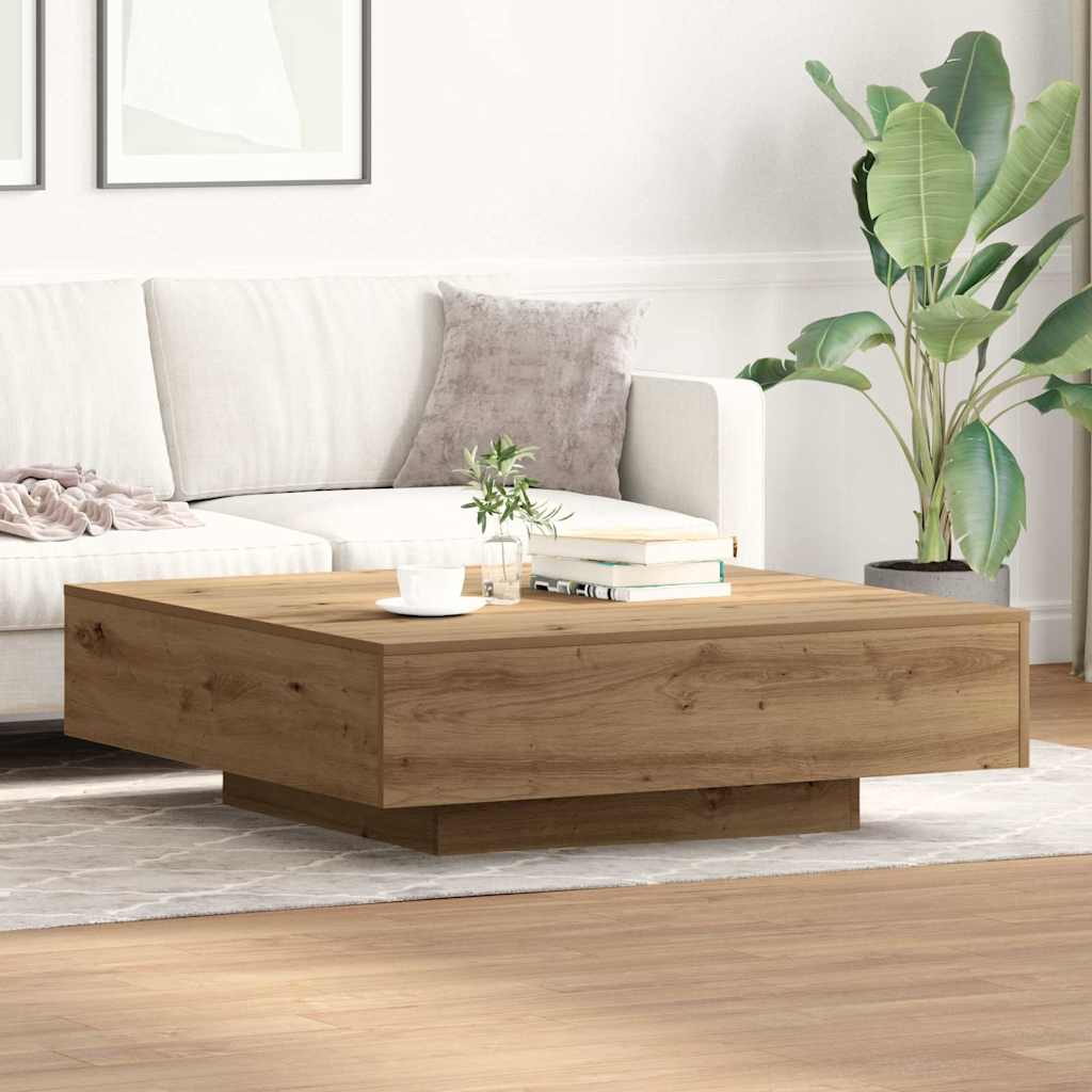 Kaffeebord Artisan Ek 100 x 100 x 31 cm