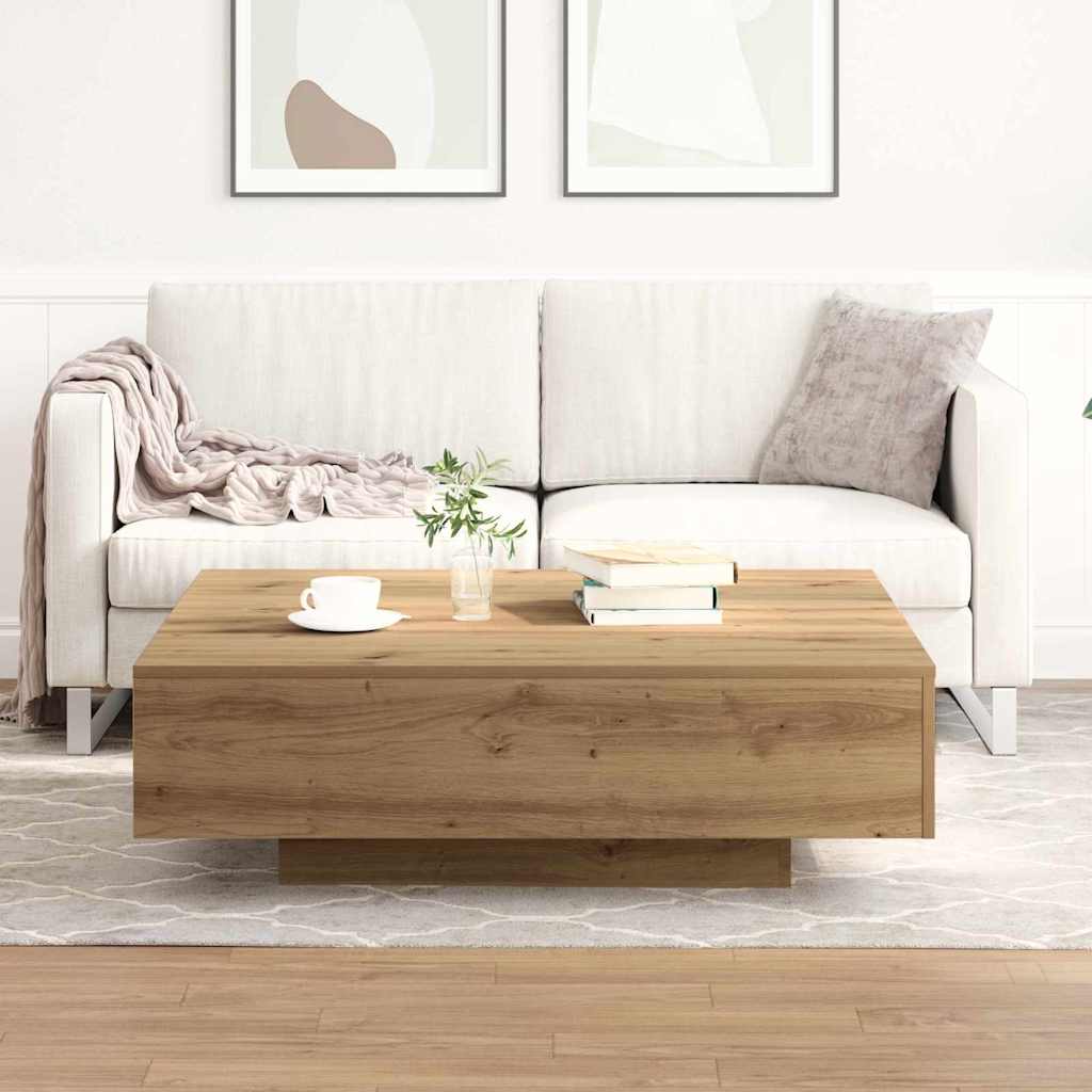 Kaffeebord Artisan Ek 100 x 100 x 31 cm