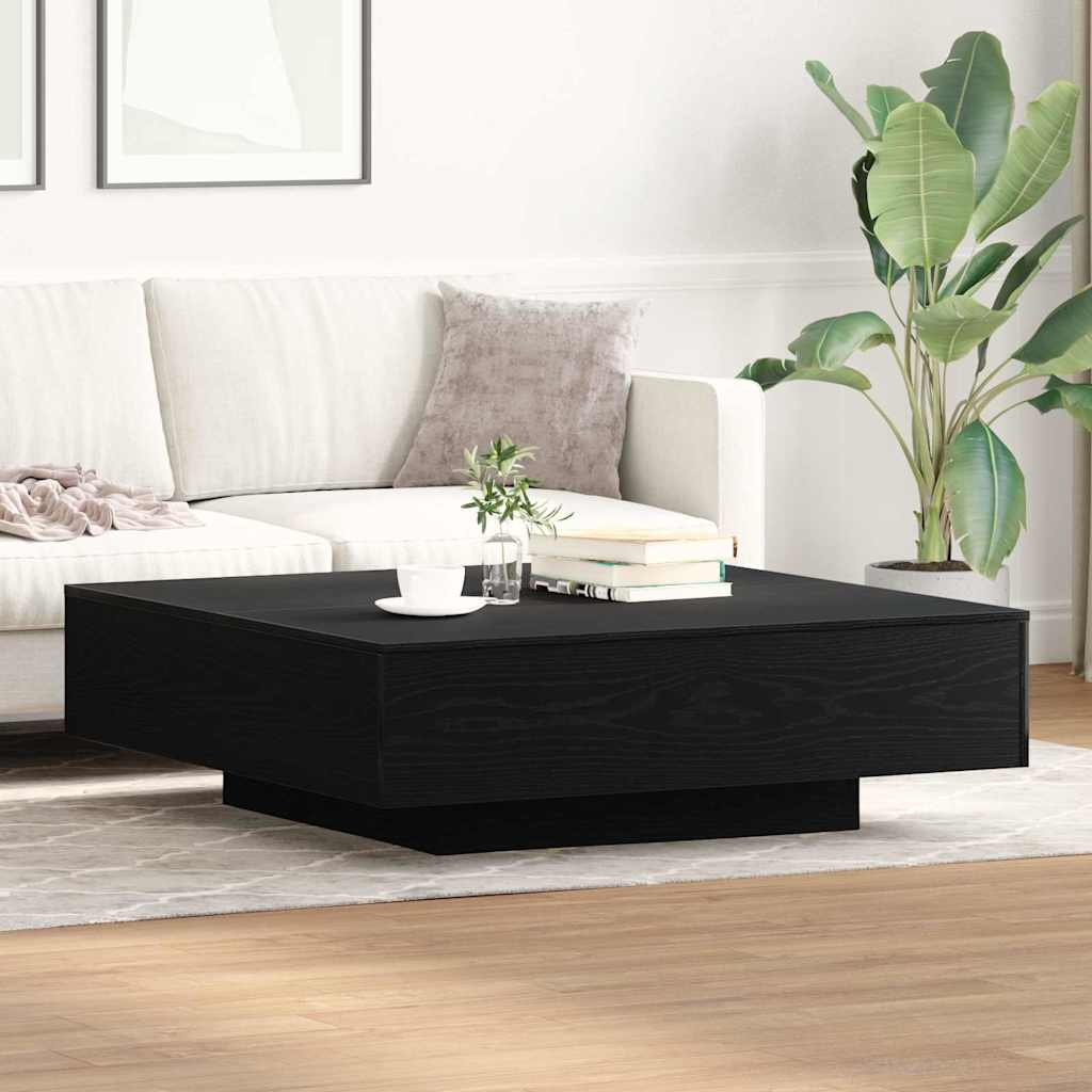 Soffbord Svart Ek 100 x 100 x 31 cm