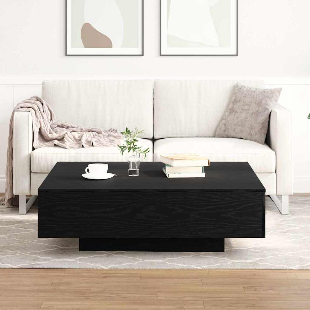 Soffbord Svart Ek 100 x 100 x 31 cm